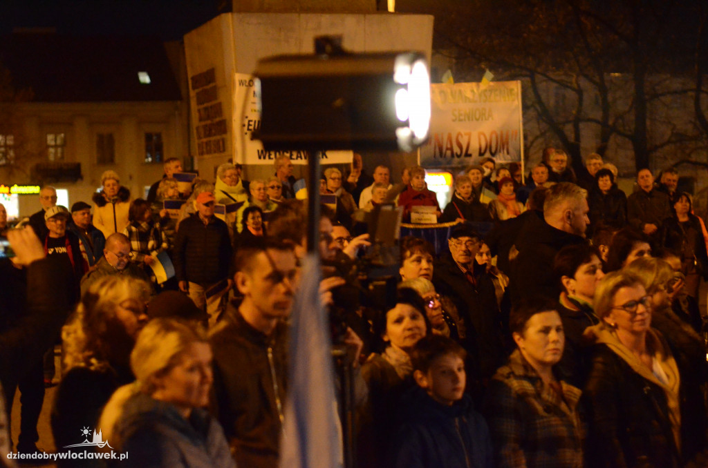 `Solidarni z Ukrainą` na Pl. Wolności