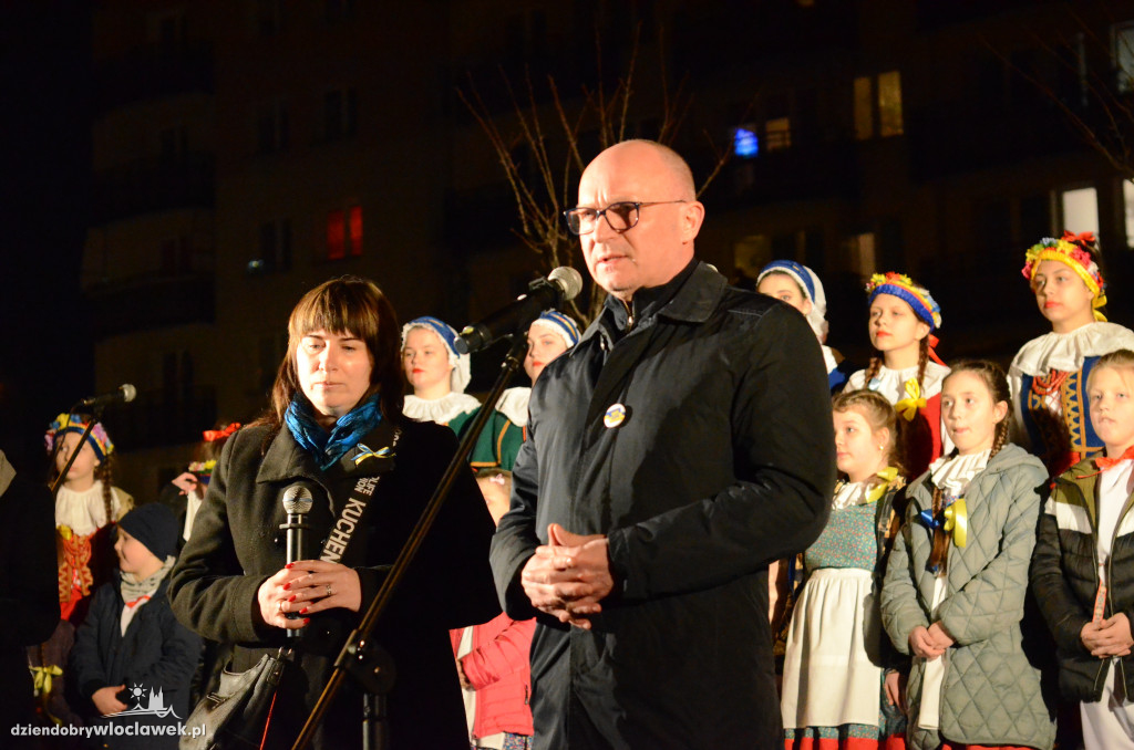 `Solidarni z Ukrainą` na Pl. Wolności