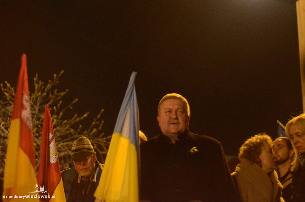 `Solidarni z Ukrainą` na Pl. Wolności