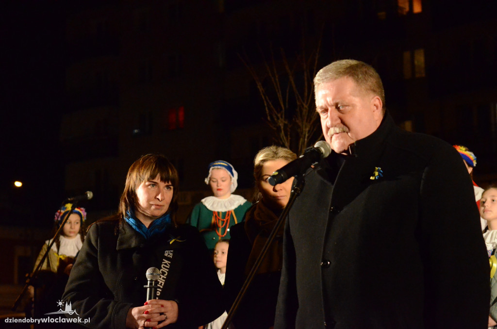 `Solidarni z Ukrainą` na Pl. Wolności