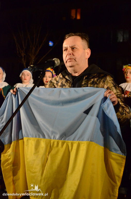 `Solidarni z Ukrainą` na Pl. Wolności