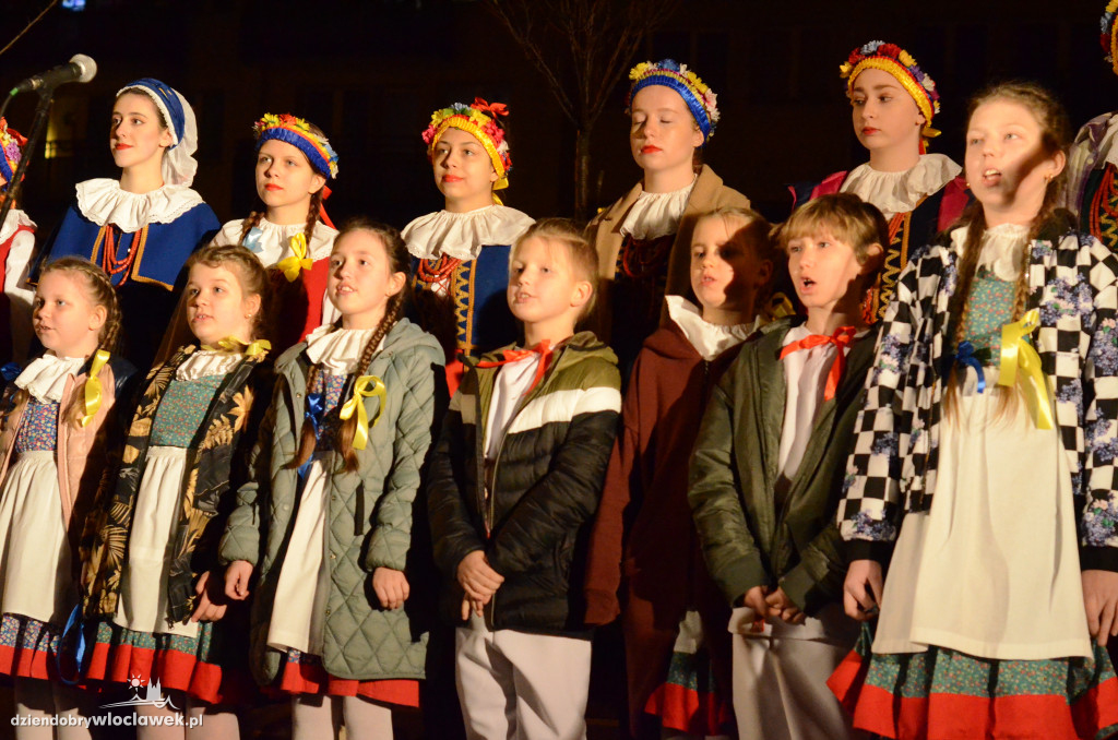 `Solidarni z Ukrainą` na Pl. Wolności