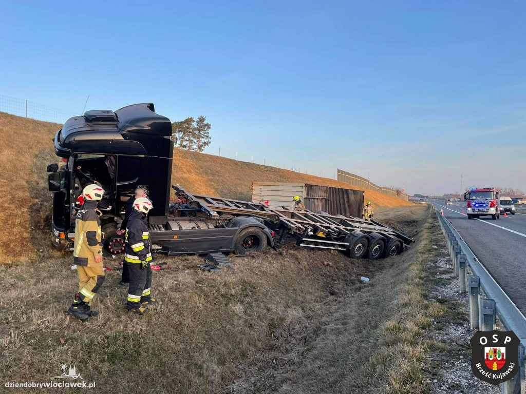 Groźnie na A1 pod Włocławkiem