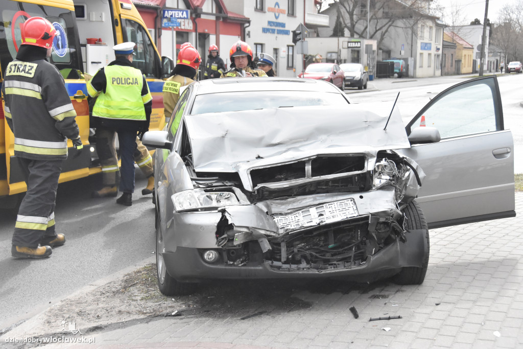 Wypadek na Południu. Zablokowane skrzyżowanie