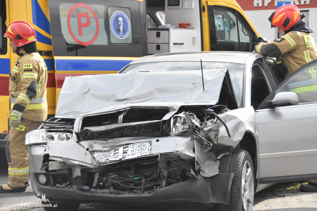 Wypadek na Południu. Zablokowane skrzyżowanie