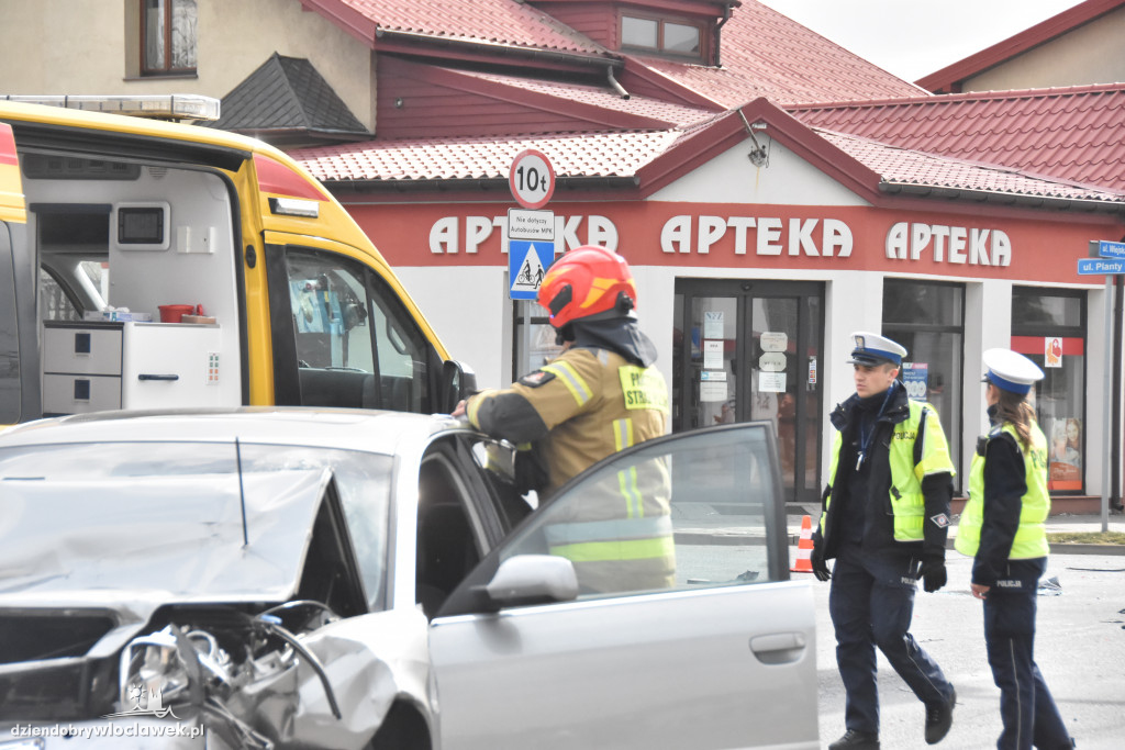 Wypadek na Południu. Zablokowane skrzyżowanie