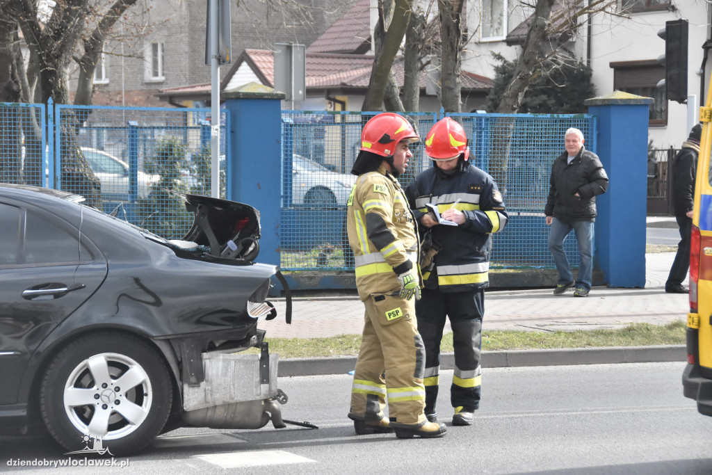 Wypadek na Południu. Zablokowane skrzyżowanie