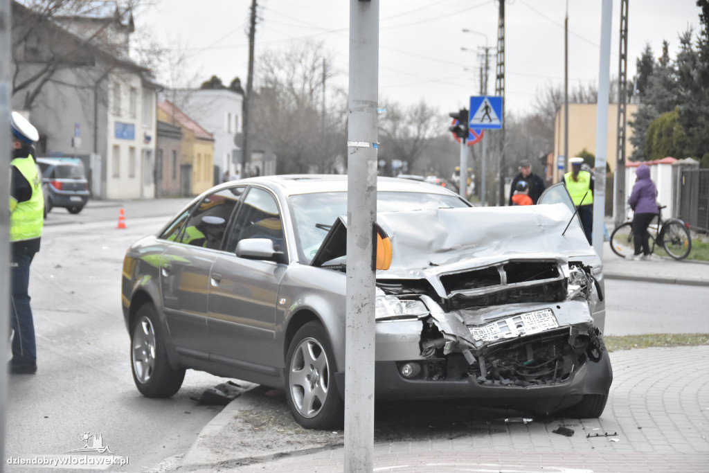 Wypadek na Południu. Zablokowane skrzyżowanie