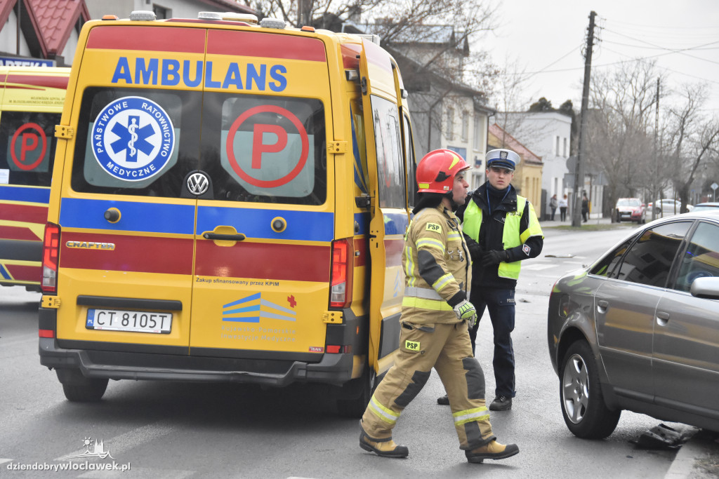 Wypadek na Południu. Zablokowane skrzyżowanie
