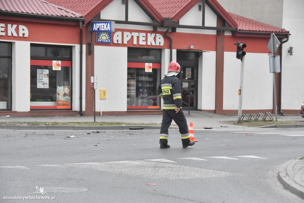 Wypadek na Południu. Zablokowane skrzyżowanie