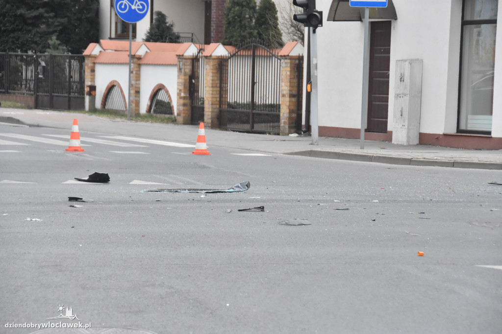 Wypadek na Południu. Zablokowane skrzyżowanie