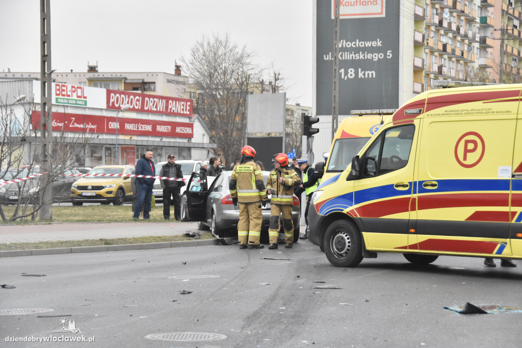 Wypadek na Południu. Zablokowane skrzyżowanie