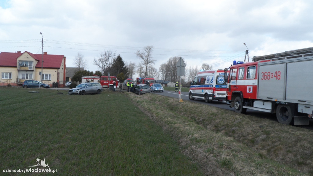Groźny wypadek pod Włocławkiem