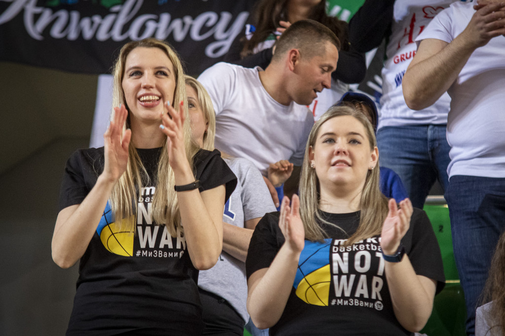 Kibice Anwilu na meczu w Bydgoszczy