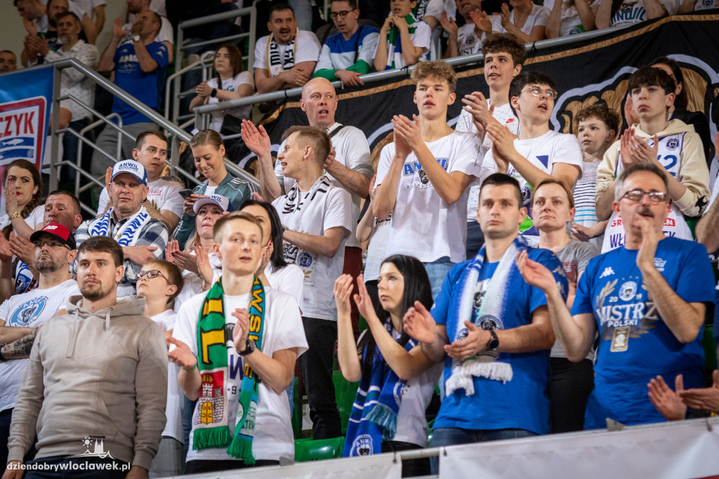 Kibice Anwilu na meczu w Bydgoszczy