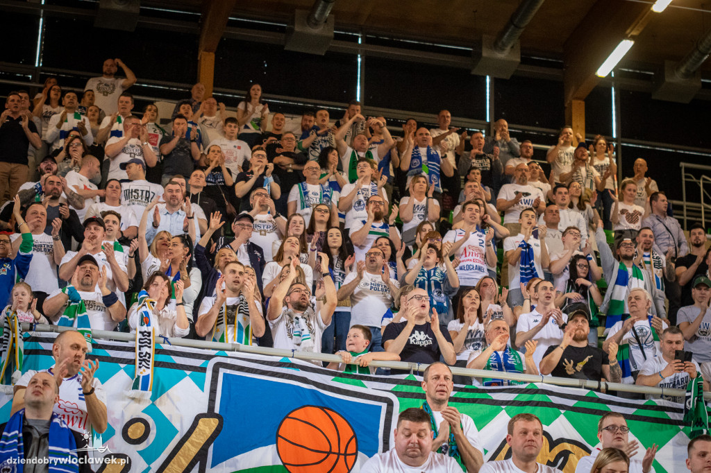 Kibice Anwilu na meczu w Bydgoszczy