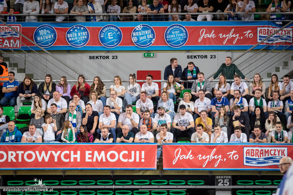 Kibice Anwilu na meczu w Bydgoszczy