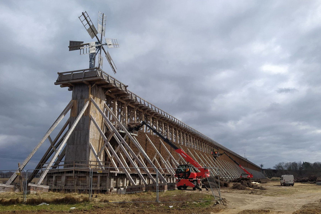 Remont tężni w Ciechocinku