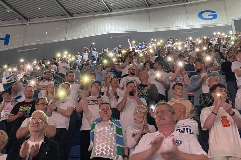 Kibice Anwilu Włocławek na II meczu play-off