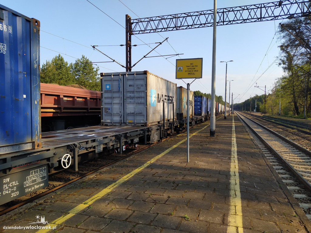 Wykolejenie się pociągu pod Aleksandrowem