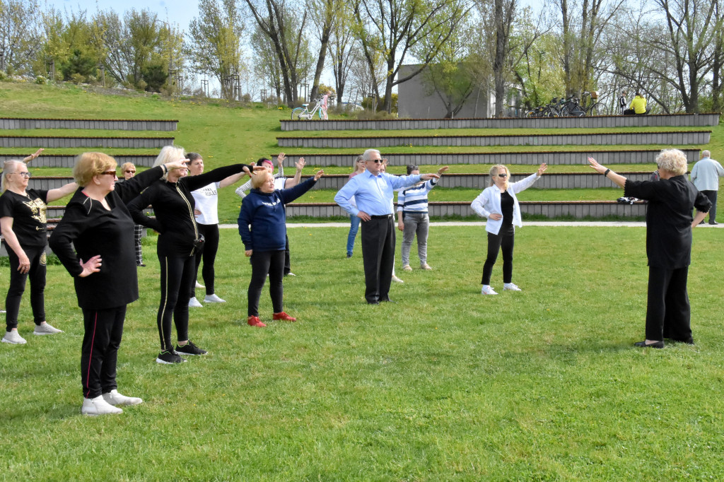 Tai Chi w Parku na Słodowie
