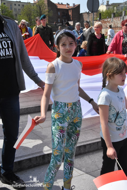 Święto Flagi. Kilkaset osób z biało-czerwoną