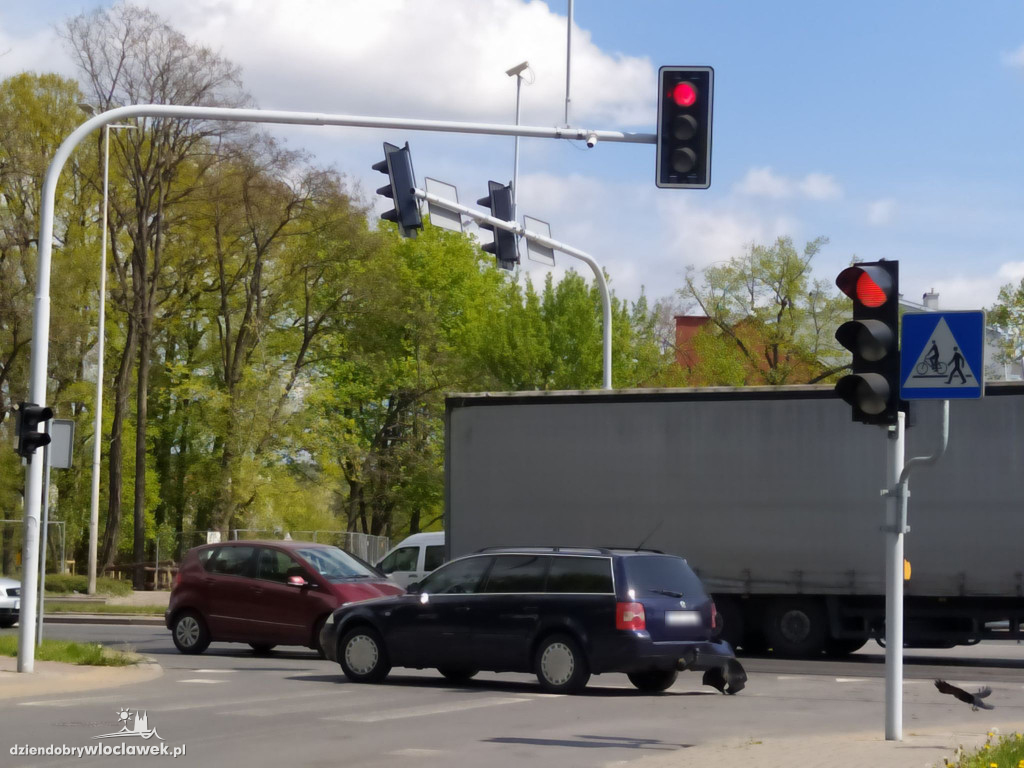 Kolizja na ul. Okrzei. Zderzyły się...