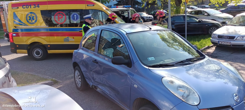 Kolizja pod komendą policji
