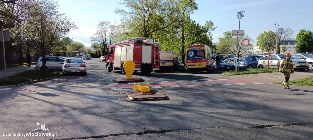 Kolizja pod komendą policji