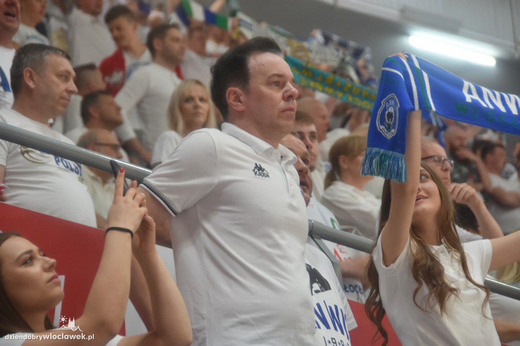 Kibice na meczu z Legią Warszawa