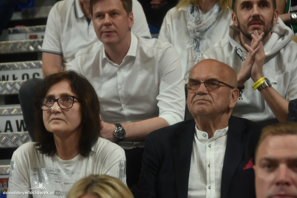 Kibice na meczu z Legią Warszawa