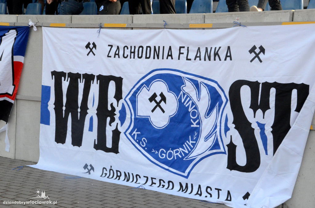 Kibice na meczu Włocłavia - Lider