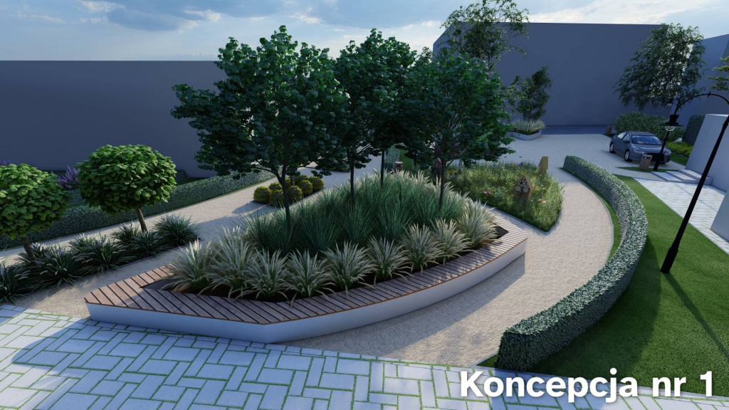 Park kieszonkowy przy Zapiecku - koncepcje