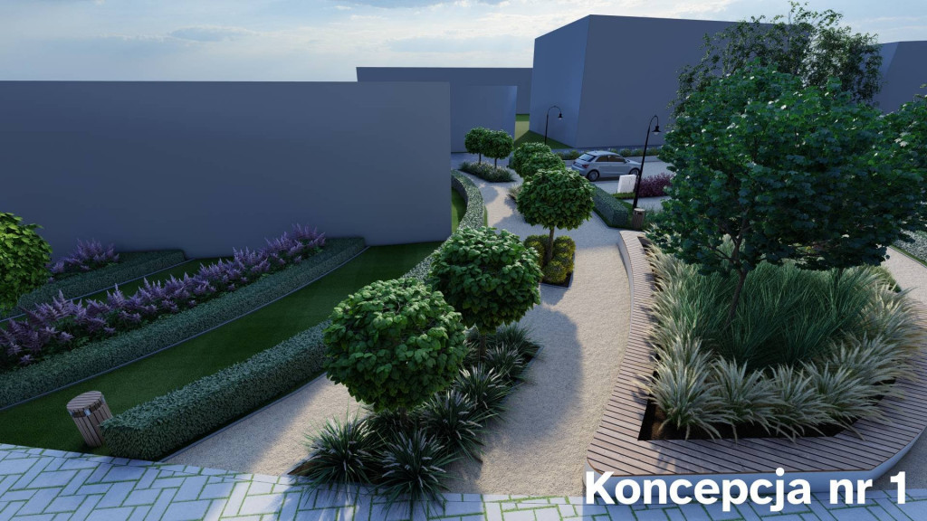 Park kieszonkowy przy Zapiecku - koncepcje