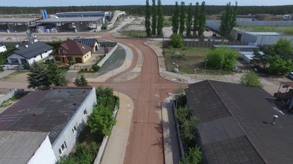 Nowy odcinek ul. Szewskiej z lotu ptaka