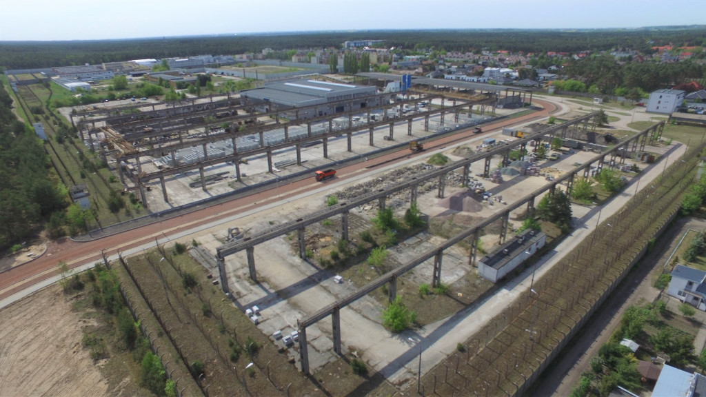 Nowy odcinek ul. Szewskiej z lotu ptaka