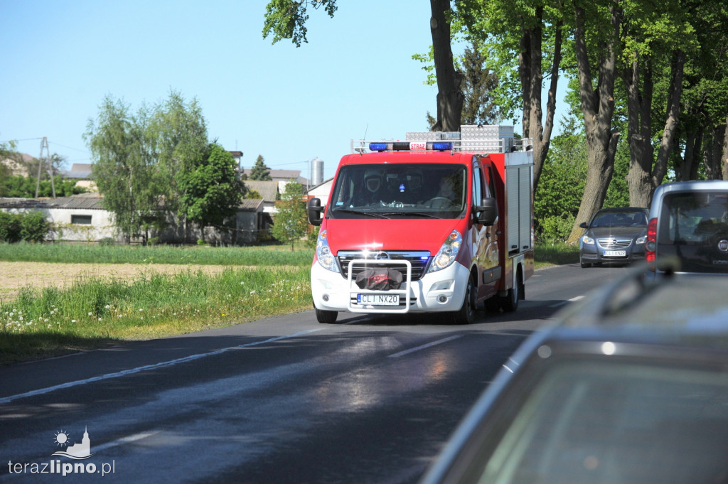 Okrąg: Pożar budynku gospodarczego