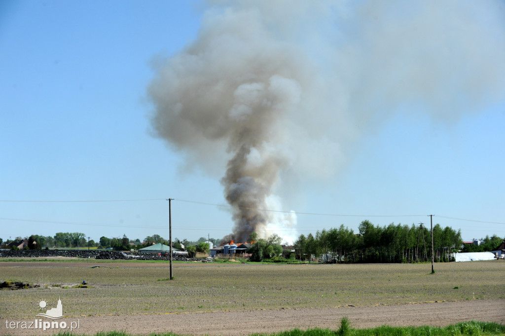 Okrąg: Pożar budynku gospodarczego