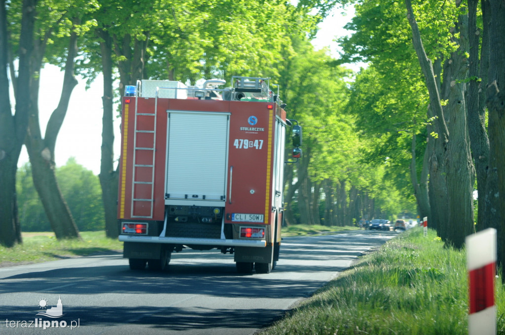Okrąg: Pożar budynku gospodarczego
