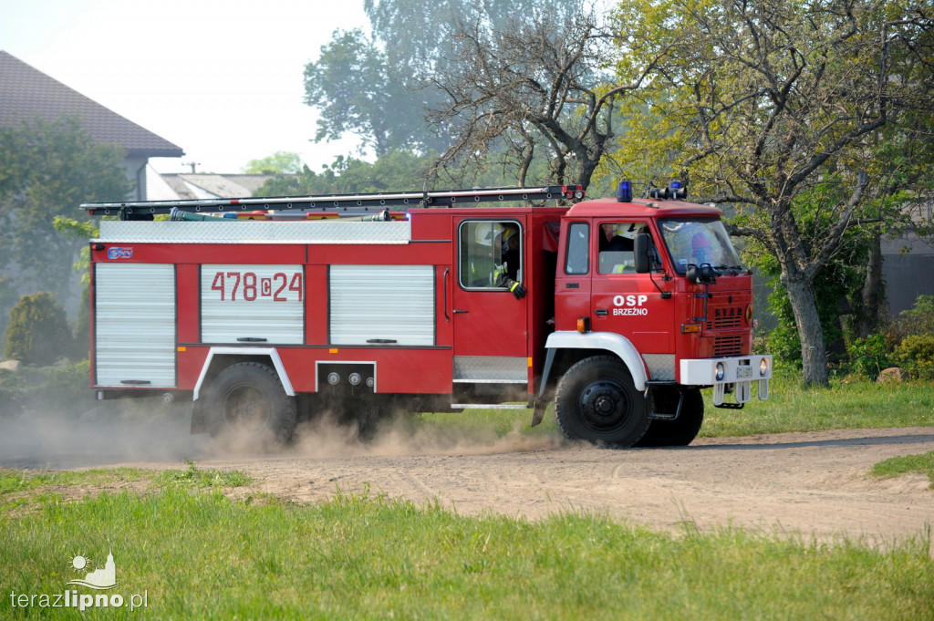 Okrąg: Pożar budynku gospodarczego