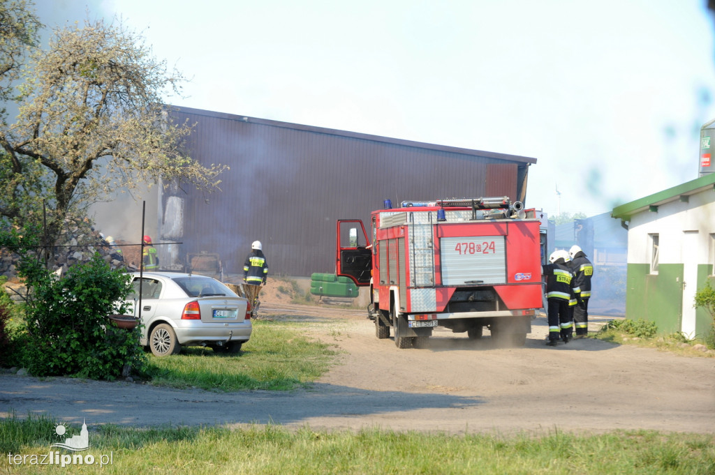 Okrąg: Pożar budynku gospodarczego