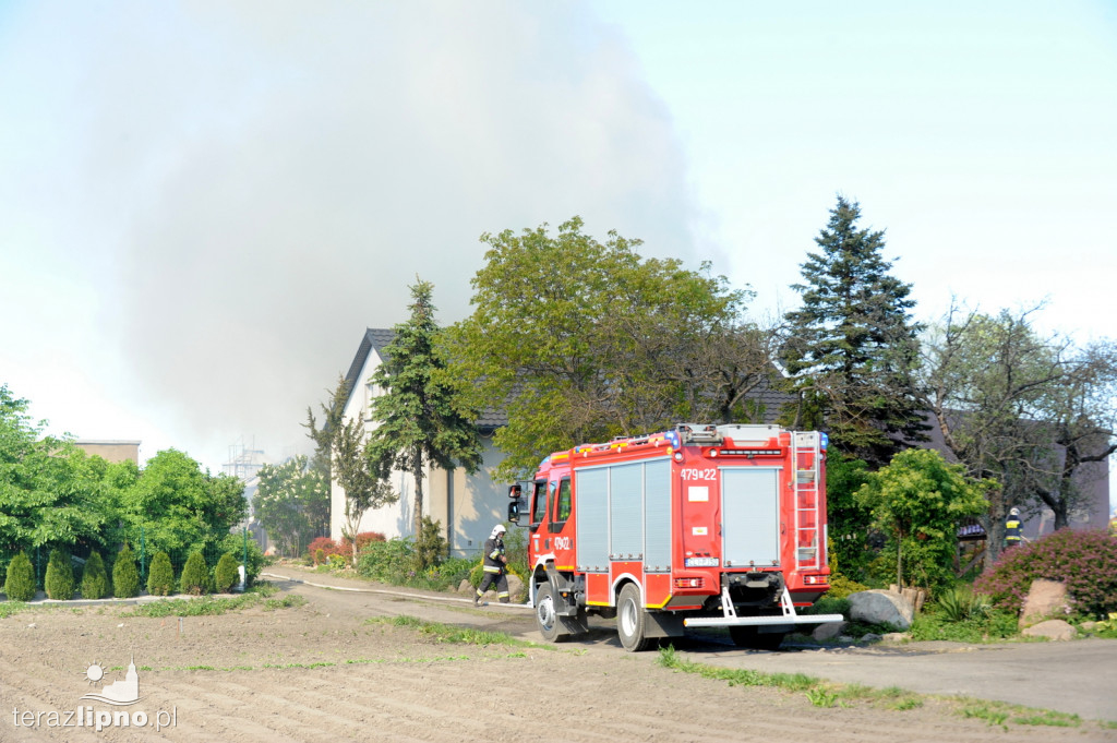 Okrąg: Pożar budynku gospodarczego