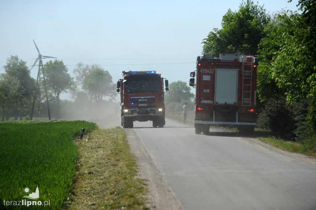 Okrąg: Pożar budynku gospodarczego