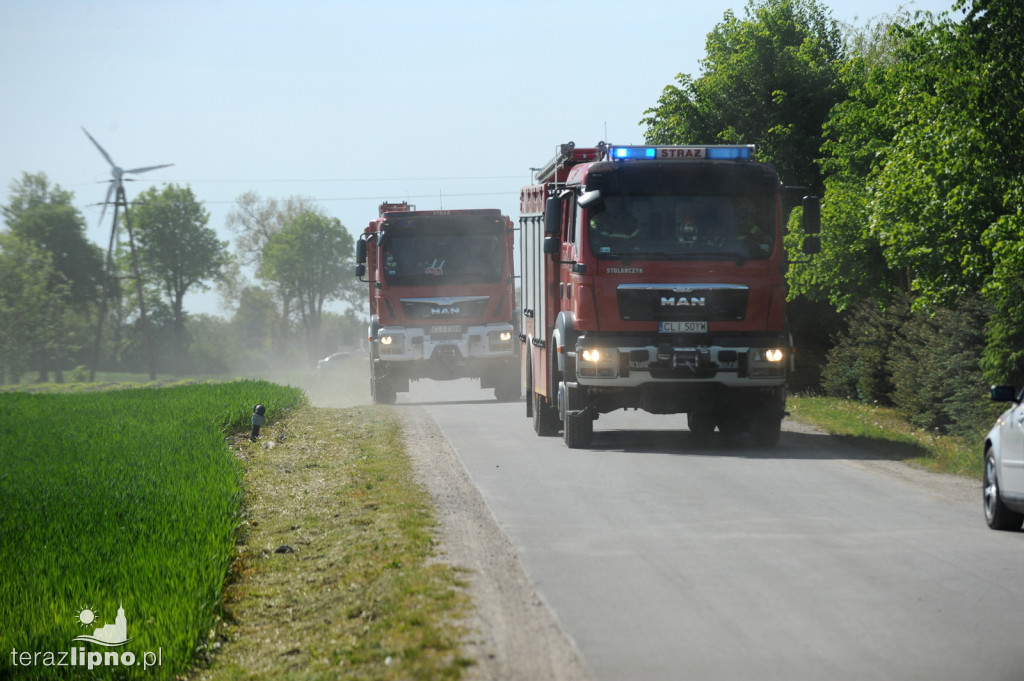 Okrąg: Pożar budynku gospodarczego