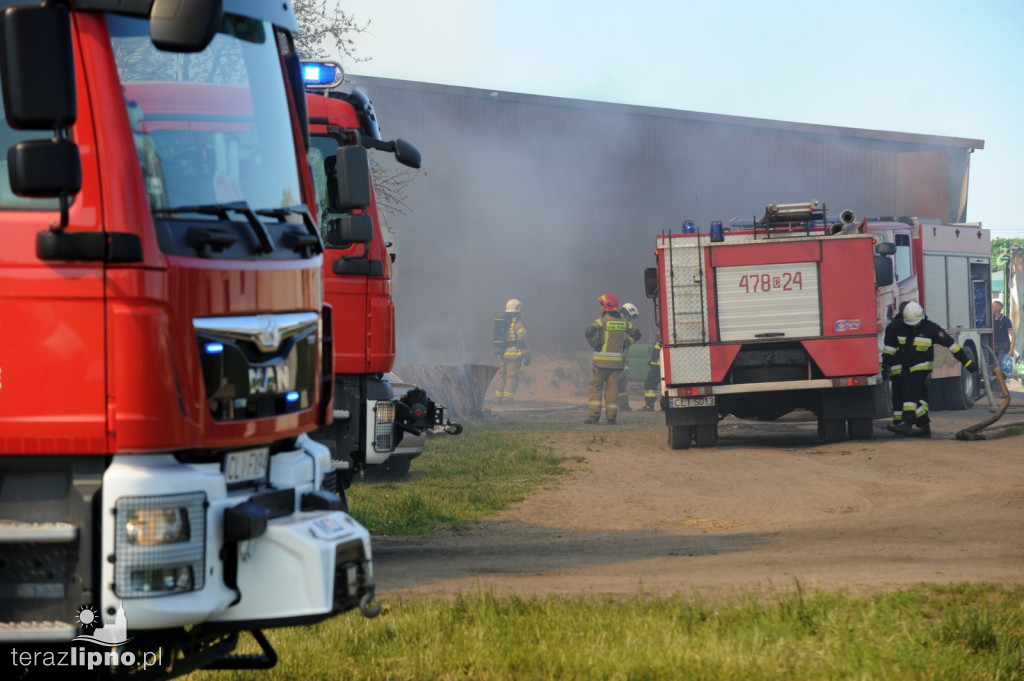 Okrąg: Pożar budynku gospodarczego