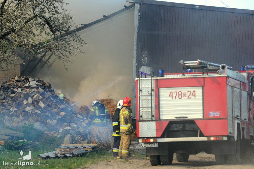 Okrąg: Pożar budynku gospodarczego