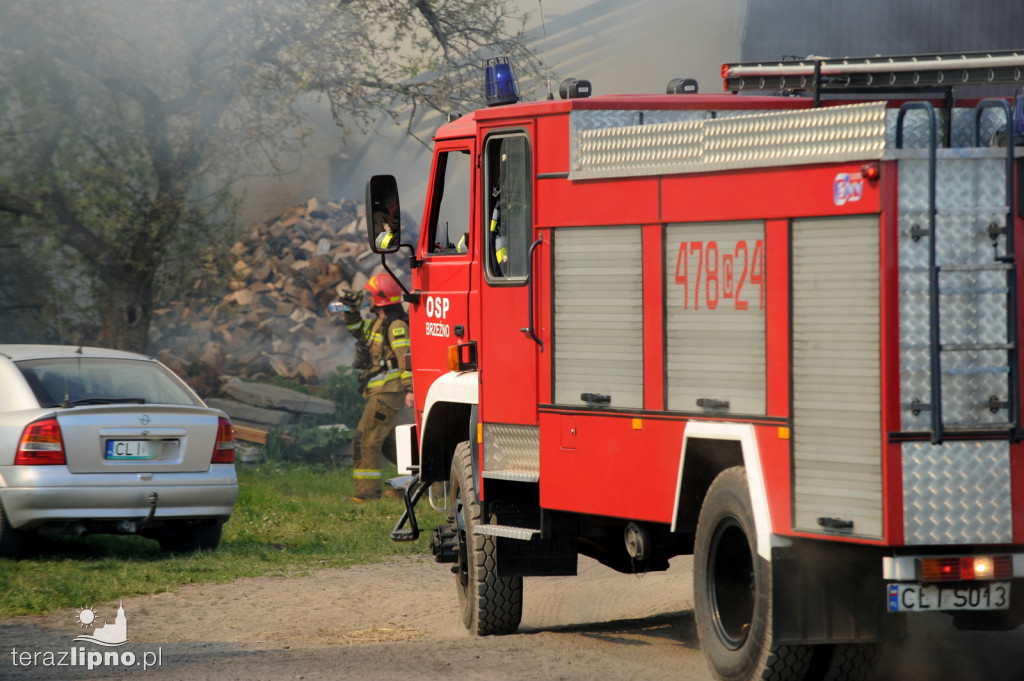 Okrąg: Pożar budynku gospodarczego