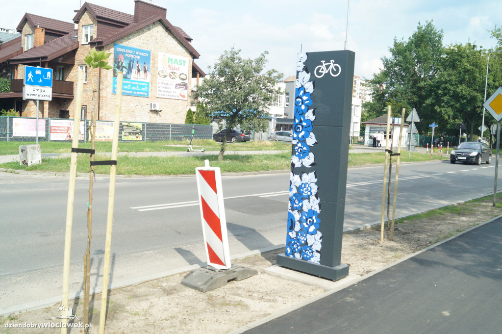 Ścieżka na ul. Ostrowskiej gotowa