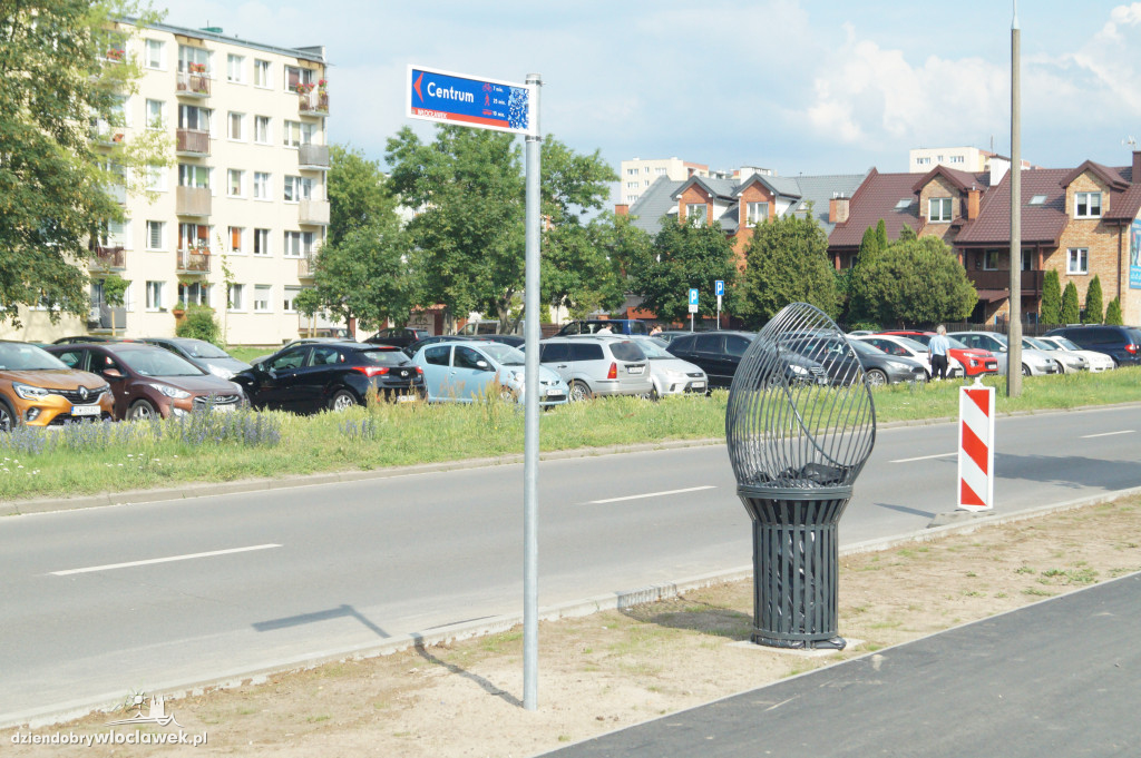 Ścieżka na ul. Ostrowskiej gotowa