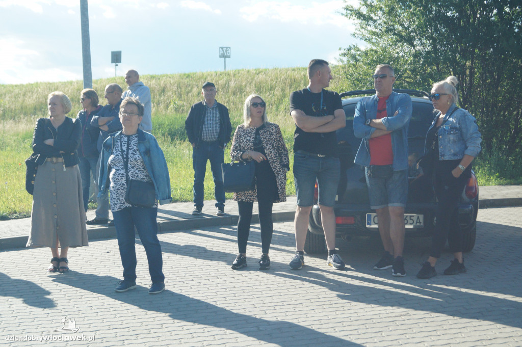 Protest mieszkańców na ul. Płockiej
